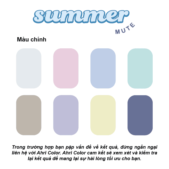 Ahri Color winter palette