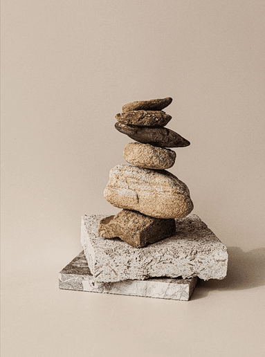 AHW nature — balanced stones