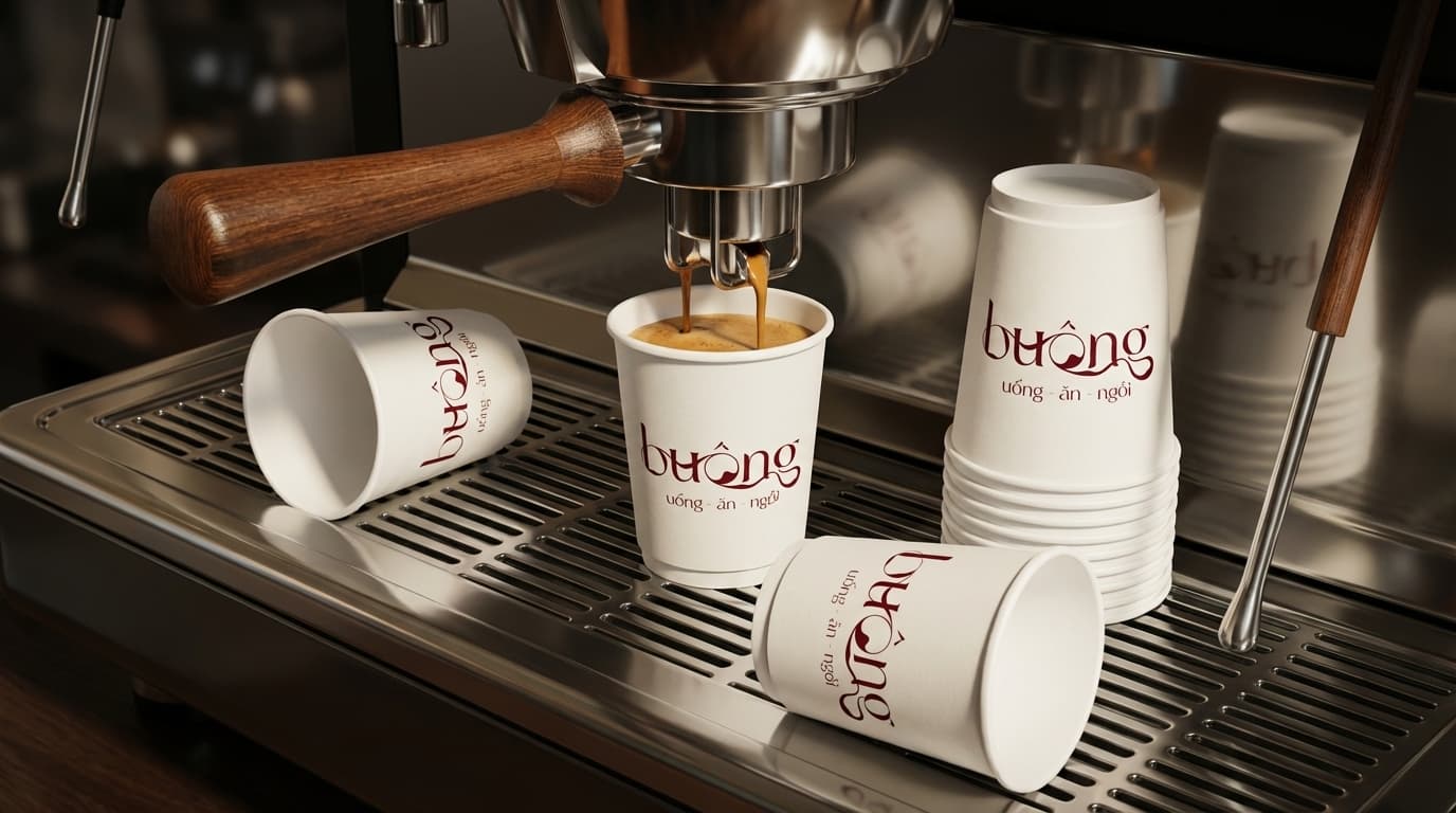 Buong Coffee packaging mockup