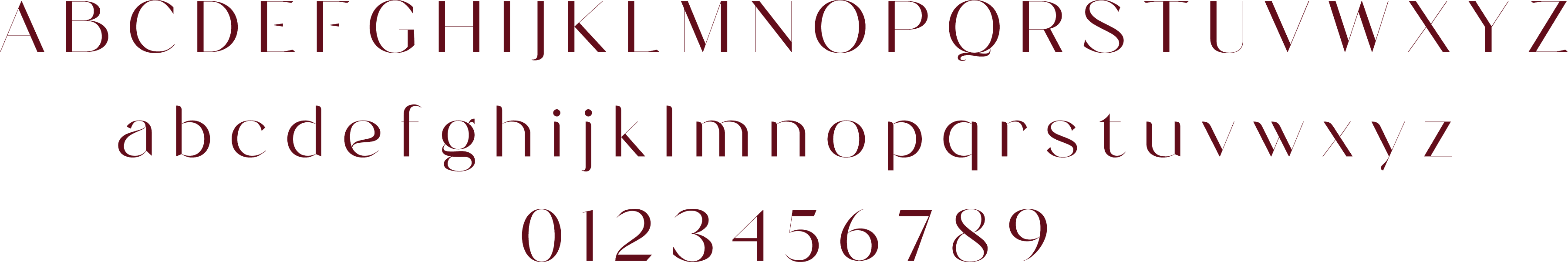 MEMOI typography — Rantera font specimen