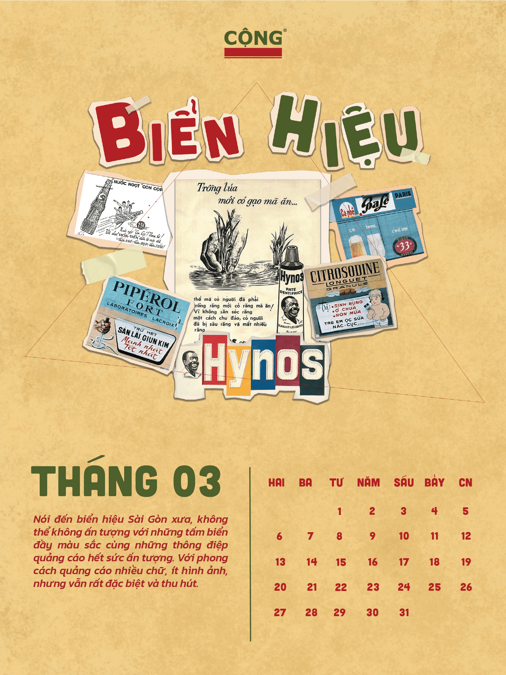 Hồi Calendar — Tháng 3